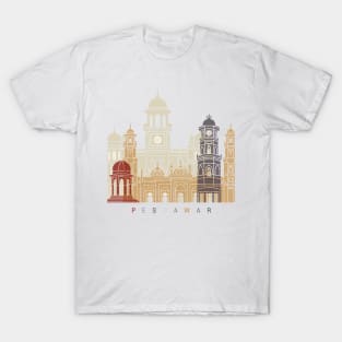 Peshawar skyline poster T-Shirt